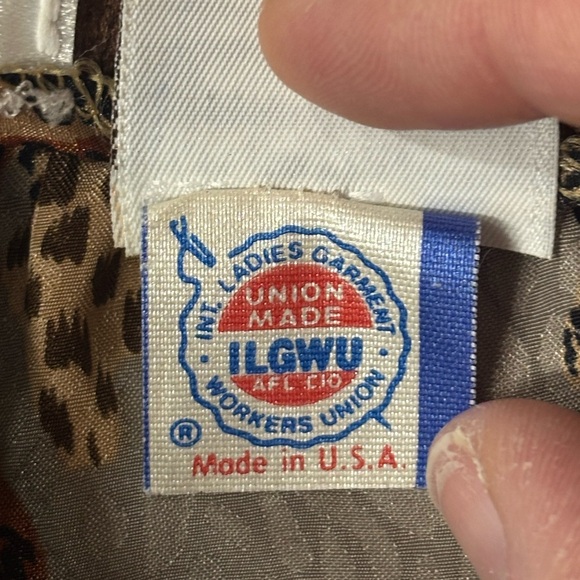 Lilli Ann Skirt 27”Waist Animal Print Patchwork Silky Maxi Mobwife Vtg *Read* - Picture 3 of 9